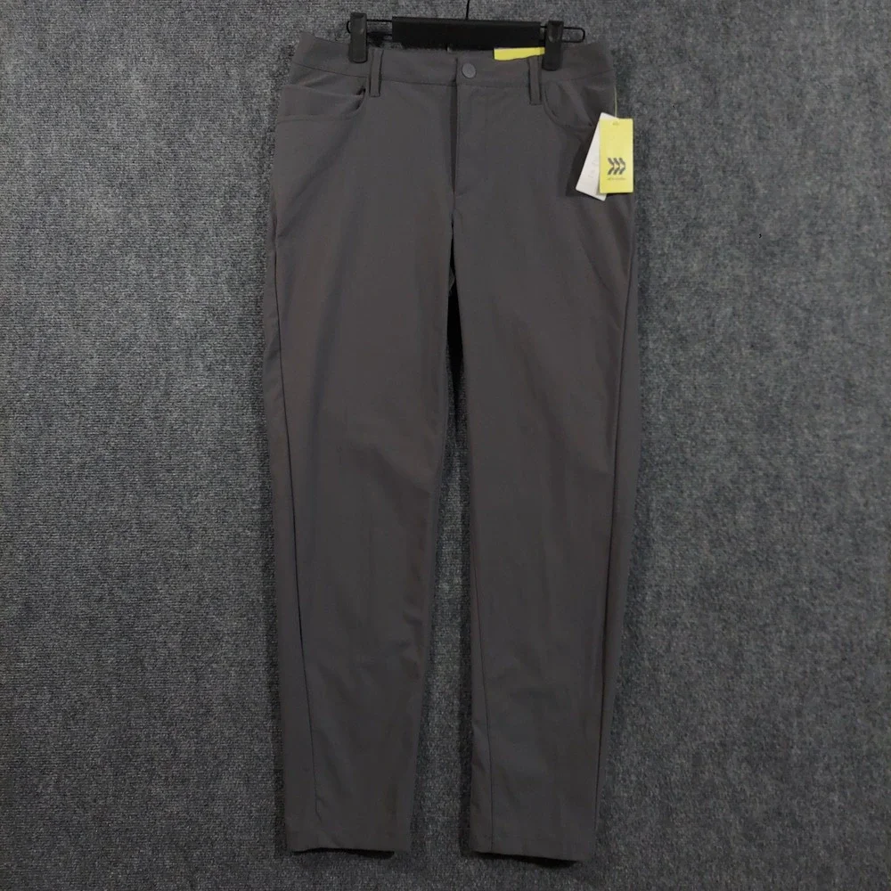 All in Motion Golf Pants Mens 36x30 Grey Activewear 4WE68 New NWT